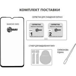 Стекло защитное Dengos Full Glue Xiaomi Redmi 15 Black Фото 2