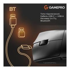 Мышка GamePro Genesis Wizard Wireless/Bluetooth/USB Black Фото 9