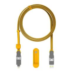 Дата кабель Rolling Square 6in1 inCharge XL 3.0m yellow Фото