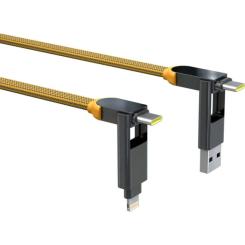 Дата кабель Rolling Square 6in1 inCharge XL 3.0m yellow Фото 1