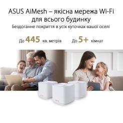 Точка доступа Wi-Fi ASUS ZenWiFi XD4 PLUS 3pcs Фото 9