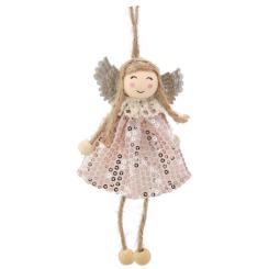 Елочная игрушка Chomik Фея блискітки 7,5х16 см Фото