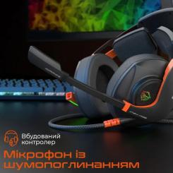 Наушники Meetion HP099 Black/Orange Фото 3