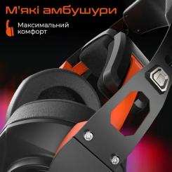 Наушники Meetion HP099 Black/Orange Фото 5