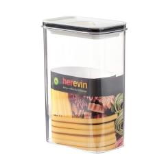 Пищевой контейнер Herevin Canister-Vacuum Lid-White-Black вакумна кришка 2.5 Фото 1