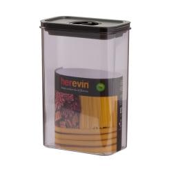 Пищевой контейнер Herevin Canister-Vacuum Lid-White-Black вакумна кришка 2.5 Фото 2