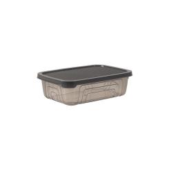 Пищевой контейнер Herevin Bowl Grey прямокутний 0.600 л Фото