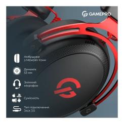 Наушники GamePro Asgard Skald Origin Black/Red Фото 11