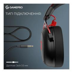 Наушники GamePro Asgard Skald Origin Black/Red Фото 7