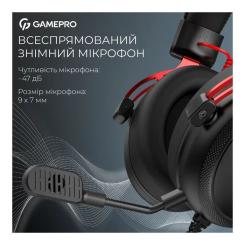 Наушники GamePro Asgard Skald Origin Black/Red Фото 8