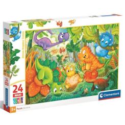 Пазл Clementoni Dinos Happy Oasis, серия «MAXI», 24 элемента Фото