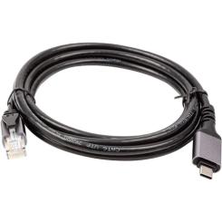 Дата кабель PowerPlant USB-C to RJ45 Ethernet 2.0m Фото 1