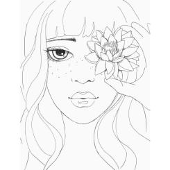 Книга Жорж Розмальовка #girls#fashion#flowers Фото 9