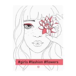 Книга Жорж Розмальовка #girls#fashion#flowers Фото