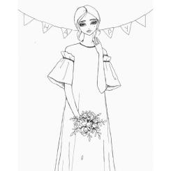Книга Жорж Розмальовка #girls#fashion#flowers Фото 3