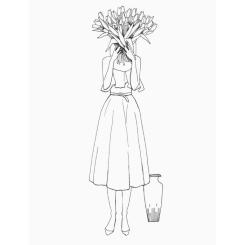Книга Жорж Розмальовка #girls#fashion#flowers Фото 7