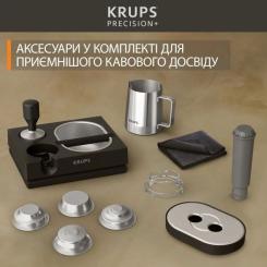 Рожковая кофеварка эспрессо Krups XP804T10 Фото 4