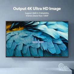 Кабель мультимедийный Vention HDMI M to HDMI M 1.5m 4K60Hz black Фото 3