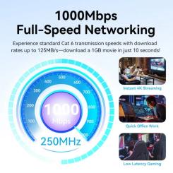 Патч-корд Vention 15м, UTP cat 6 RJ-45 black Фото 2