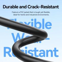 Патч-корд Vention 15м, UTP cat 6 RJ-45 black Фото 7