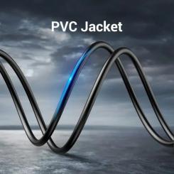 Патч-корд Vention 1м, UTP cat 7 RJ-45 black Фото 3