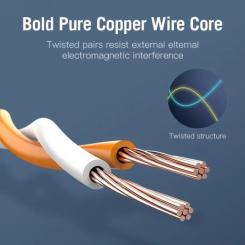 Патч-корд Vention 1м, S/FTP cat 7 RJ-45 black Фото 7