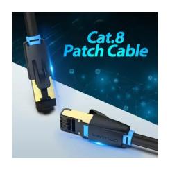 Патч-корд Vention 10м, S/FTP cat 8 RJ-45 black Фото 2