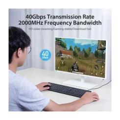 Патч-корд Vention 10м, S/FTP cat 8 RJ-45 black Фото 7