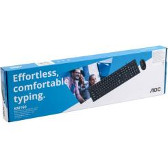 Комплект AOC KM160B USB UA Black Фото 11