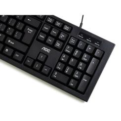 Комплект AOC KM160B USB UA Black Фото 5