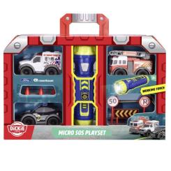Спецтехника Dickie Toys набір SOS Швидке реагування Мікро Фото 1