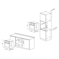 Духовой шкаф Pyramida PO 60 M BL Фото 11