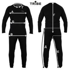 Комплект термобелья Tribe Microfleece чорний XL Фото 7