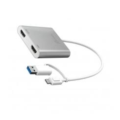 Адаптер J5create USB-C/A to 2xHDMI F dual display Фото 1