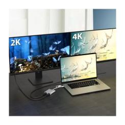 Адаптер J5create USB-C/A to 2xHDMI F dual display Фото 3