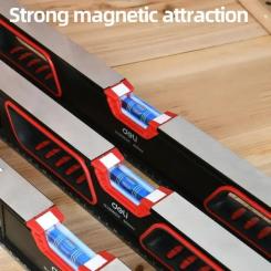 Уровень Deli з додатковим вікном, 3 капсули, 1000мм Фото 2