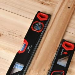 Уровень Deli з додатковим вікном, 3 капсули, 1000мм Фото 4