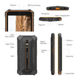 Мобильный телефон Ulefone Rugking 2 Pro 4/128Gb Black-Orange Фото 6
