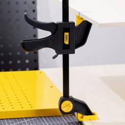 Струбцина Deli быстрозажимная 18 см Фото 2