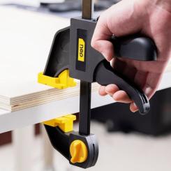 Струбцина Deli быстрозажимная 18 см Фото 7