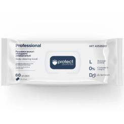 Влажные полотенца Protect Professional Очищающие универсальные 60 шт. Фото