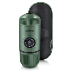 Кофеварка кемпинговая Wacaco Nanopresso з чохлом зелена Фото