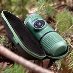 Кофеварка кемпинговая Wacaco Nanopresso з чохлом зелена Фото 5