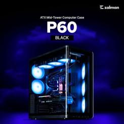Корпус для ПК Zalman P60BLACK Фото 3