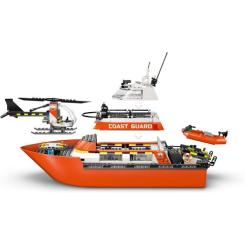 Конструктор LEGO City Рятувальний катер і гелікоптер берегової охор Фото 3