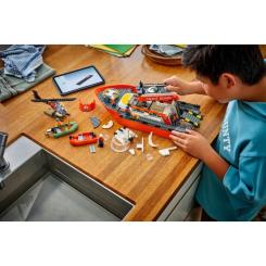 Конструктор LEGO City Рятувальний катер і гелікоптер берегової охор Фото 7