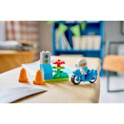 Конструктор LEGO DUPLO Town Синий полицейский мотоцикл Фото 9