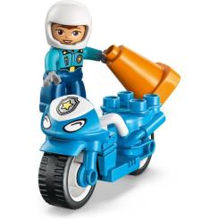 Конструктор LEGO DUPLO Town Синий полицейский мотоцикл Фото 2