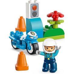 Конструктор LEGO DUPLO Town Синий полицейский мотоцикл Фото 4