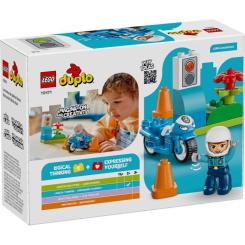 Конструктор LEGO DUPLO Town Синий полицейский мотоцикл Фото 5